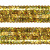 Тесьма с пайетками D16, шир. 20 мм/уп. 25+/-1 м, цвет золото - купить в Армавире. Цена: 786.13 руб.