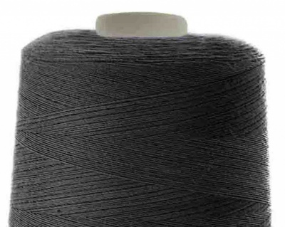 Швейные нитки (армированные) 28S/2, нам. 2 500 м, цвет чёрный - купить в Армавире. Цена: 139.91 руб.