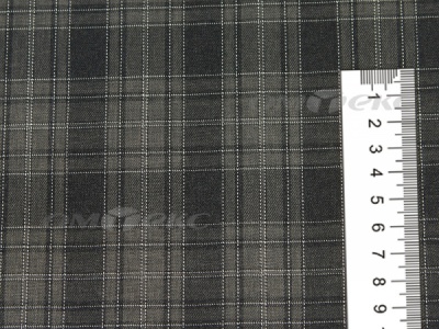 Ткань костюмная клетка 25235 2004, 185 гр/м2, шир.150см, цвет серый/бел - купить в Армавире. Цена 
