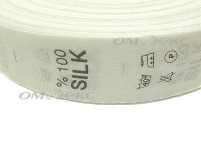 Состав и уход за тк.100% Silk (1000 шт) - купить в Армавире. Цена: 520.46 руб.