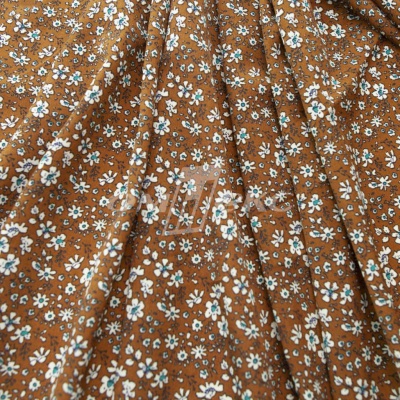 Плательная ткань "Фламенко" 11.1, 80 гр/м2, шир.150 см, принт растительный - купить в Армавире. Цена 239.03 руб.