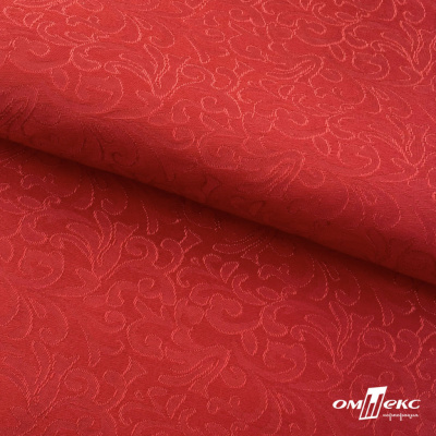 Ткань жаккард королевский, 100% полиэстр 180 г/м 2, шир.150 см, цв-красный - купить в Армавире. Цена 293.39 руб.