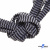 Шнурки #107-07, плоские 130 см, двухцветные цв.серый/чёрный - купить в Армавире. Цена: 23.03 руб.